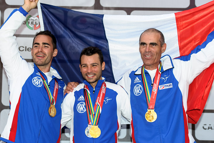 L’équipe de France de ball-trap championne du monde !