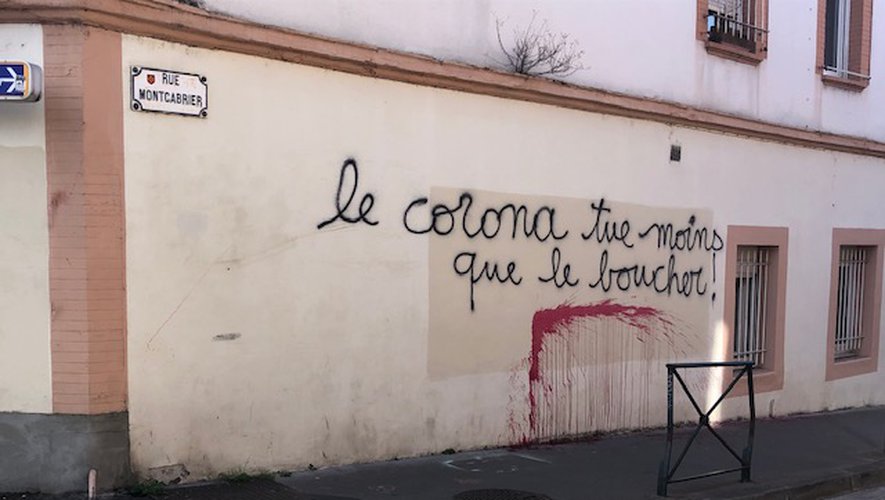 Tag sur la boucherie de toulouse.