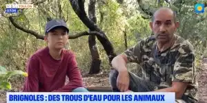 des trous d'eau pour les animaux