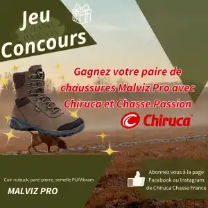 Concours Chiruca : Gagnez votre paire de Malviz Pro !