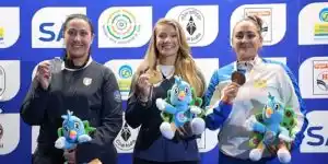 La Française Lucie Anastassiou se hisse sur le podium des championnats du monde de skeet 2024