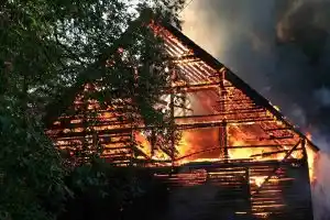 Incendie d'un local de chasse en Haute-Saône