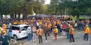 manif des chasseurs à Agen