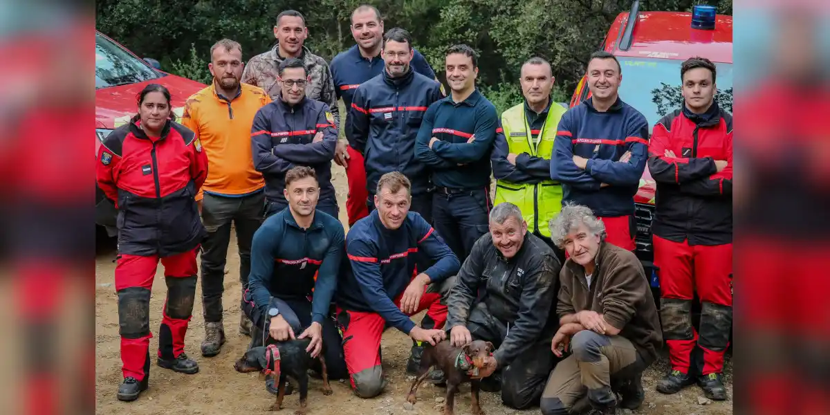 Deux chiens de chasse coincés dans un terrier sauvés par les pompiers à Argelès