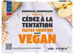 Rouen va imposer un repas Végan dans ses cantines